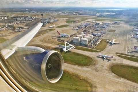 INSANE ENGINE ROAR | British Airways 767-300 Takeoff from London Heathrow!
