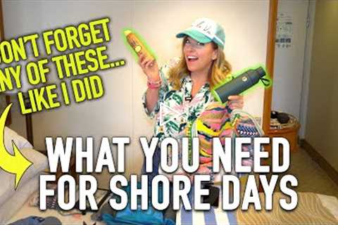 How To Pack For A Cruise - Shore Day Bag