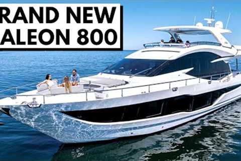 EXCLUSIVE! LARGEST EVER BUILT GALEON 800 FLY Motor Yacht Tour & Specs