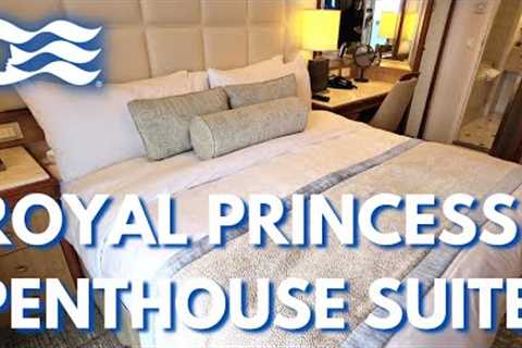Royal Princess Penthouse Suite Stateroom Tour R610, Princess Cruises