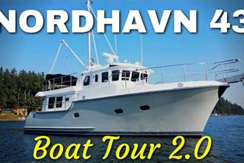 NORDHAVN 43 BOAT TOUR 2.0  |  Welcome aboard our 400 sq. ft. liveaboard floating home! [MV FREEDOM]