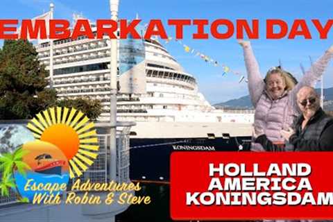 Koningsdam Holland America Embarkation Day Port of Vancouver to Alaska It''''s Cruise Day! Room..