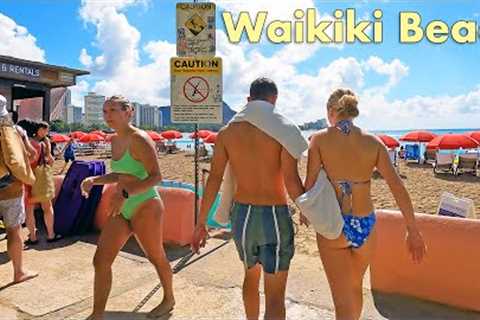 WALKING WAIKIKI | Watching Tourists On The Beach In Hawaii