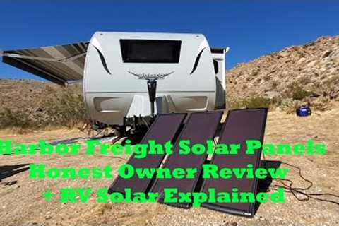 Solar for your RV: Harbor Freight Solar Panel Review