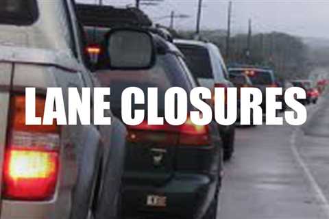 Big Island weekly lane closures: Dec. 10-16