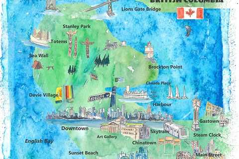 Vector Maps of Vancouver, British Columbia