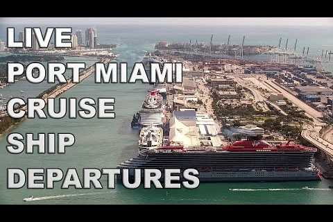 🔴 LIVE Port of Miami Cruise Ship Departures Jan 22 2023
