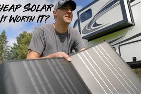 Cheapest Folding Solar Panel for RVing!