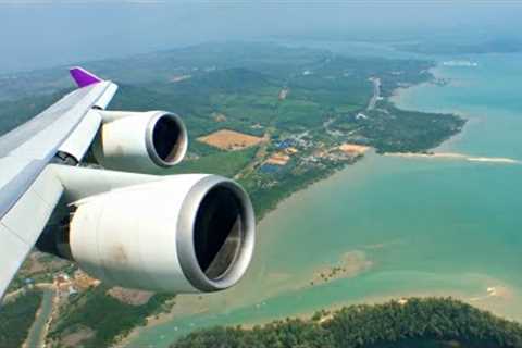 EPIC ENGINE VIEW 747-400 | Thai Airways Takeoff from Phuket