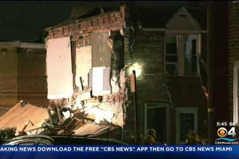 Gas explosion causes rowhomes to collapse in Port Richmond, PA