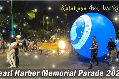 Pearl Harbor Memorial Parade 2021 | Waikiki, Honolulu 🌴 Hawaii 4K