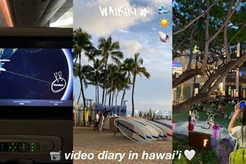 hawai''i diary 🥥 | waikiki beach, UH of Manoa, golden hour, overpriced bikinis