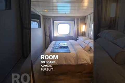 Inside an Oceanview cabin on the cruise ship Azamara Pursuit #cruiseship #luxury #luxurytravel