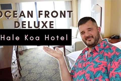 A QUICK Tour Of An Ocean FRONT Deluxe Room! What You Get, The VIEW and The PRICE | Hale Koa Hotel