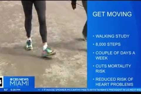 Walking study reveals that walking 8,000 steps a day reduces heart problems