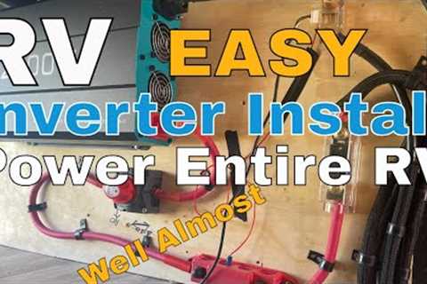 How To Power Your Entire RV With An Inverter | Easy Inverter Power,