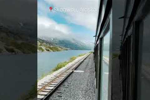 The most SCENIC TRAIN RIDE in America! #trainvideo #trainrides #skagway #alaska #travelvideo