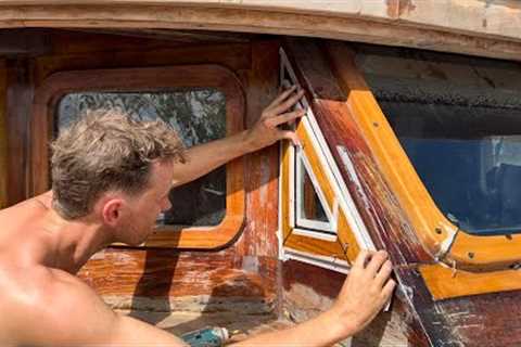 Turning this once WRECKED SHIP into an all new liveaboard sailboat! — Sailing Yabá #131