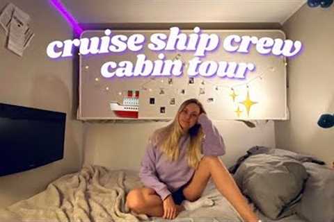 CRUISE SHIP CREW CABIN TOUR 🛳 | SMALL SPACE ORGANIZATION | Harmony of the Seas