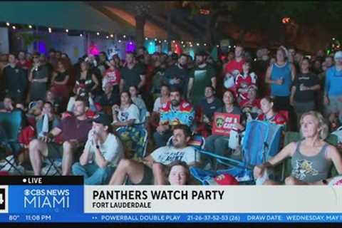 Panthers Watch Party held in Fort Lauderdale