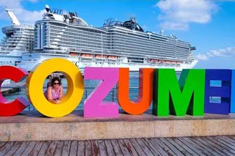 A Day in Cozumel Mexico Snorkeling and Shopping / MSC Seaside / Cinco de Mayo Day# 6 2023