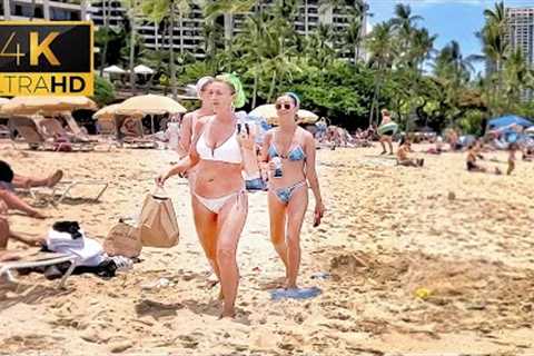 [4k] Hawaii | Discover Paradise - Take a Stroll Through Waikiki Beach Virtual Tour