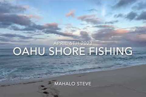 Shore Fishing With The Locals, Oahu, Hawaii