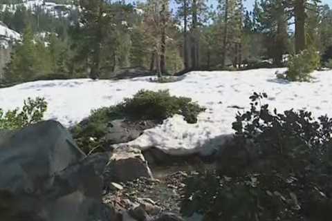 Tahoe area summer scene looking a lot different this season following record snowfall