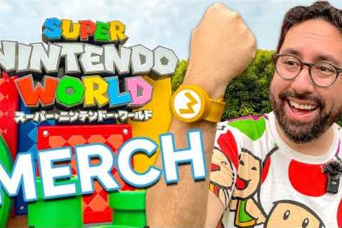 What''s new for merchandise at Super Nintendo World in Japan?