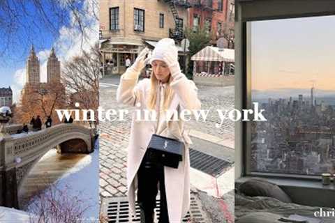 new york travel vlog: winter