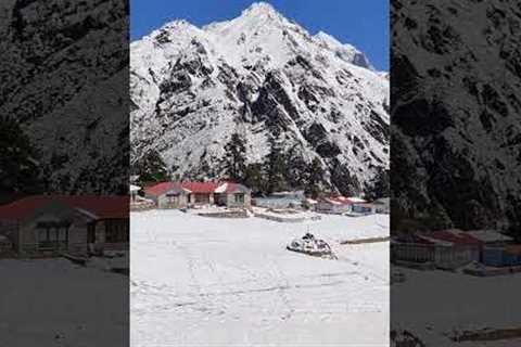 Everest Base Camp Memories #shorts #travel #everestbasecamptrek #ebc #snow #jubinnautiyal #nepal..