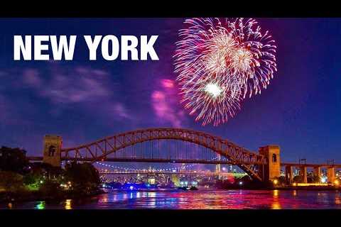 New York City LIVE Queens on Thursday & Astoria Park Independence Day Fireworks 2023 (June 29,..