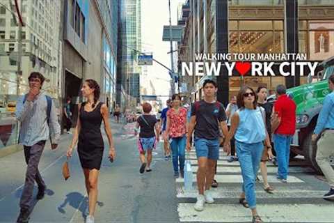 [4K] NEW YORK CITY - Manhattan Summer Walk, Madison Avenue, Upper East Side, NYC, Travel, USA