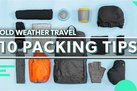 10 Minimalist Packing Tips For Cold Weather Travel | How To Pack Light & Keep Warm (Fall &..