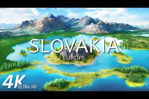 FLYING OVER SLOVAKIA (4K Video UHD) - Relaxing Music With Beautiful Nature Scenery For Stress Relief