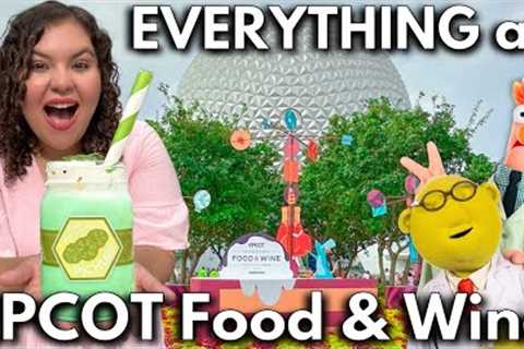 EVERY. SINGLE. BOOTH! Guide to Epcot Food & Wine Festival 2023 - Food,  Entertainment,..