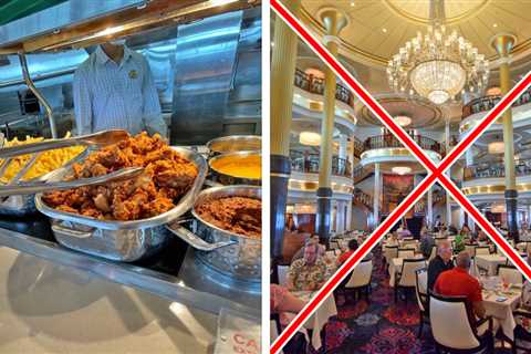 12 reasons to eat at the buffet instead of the dining room on your cruise