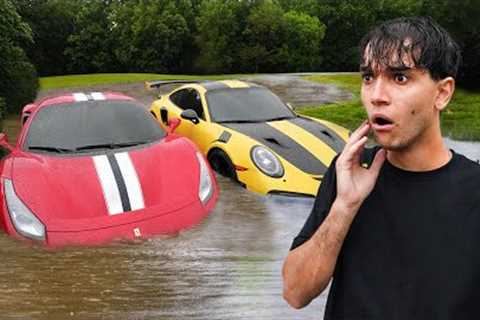We Survived a MAJOR STORM! *Our Supercars Flooded*