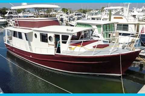 You''ll Be SHOCKED by This DIRT CHEAP & IMMACULATE Steel Trawler [Full Tour] Learning the Lines