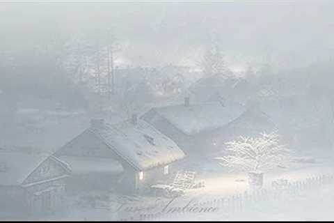 Snowfall & The horrors of a violent blizzard / White noise for sleeping with with fun ambience
