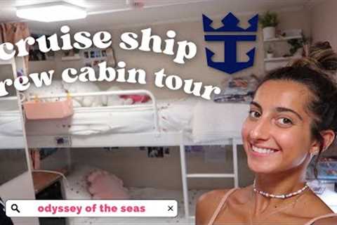 where do crew live on a cruise ship? : Royal Caribbean crew cabin tour - odyssey of the seas