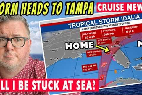 Cruise News - Cruise Ships May be Stuck at Sea, Tropical Storm Idalia Impacts, Celebration Key