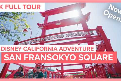 Discover the Enchanting All-New San Fransokyo Square: A Captivating Tour at Disney California..