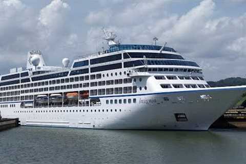 Oceania Insignia in Panama Canal and Panama city views!