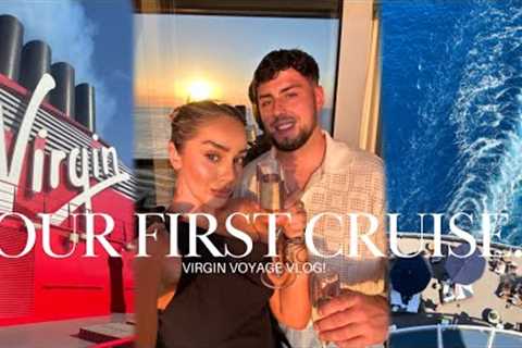 COME ON OUR FIRST CRUISE!! | Virgin Voyage Mediterranean cruise vlog