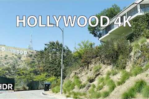 Hollywood 4K HDR - Hollywood Hills & Sign - Scenic Drive