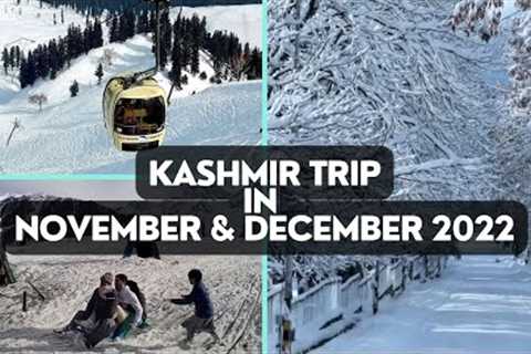 Kashmir Trip in November & December 2022 | Kashmir in Winters | Snowfall in November &..