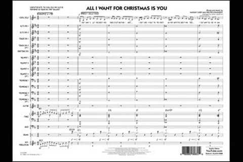 All I Want for Christmas Is You arranged by Paul Murtha