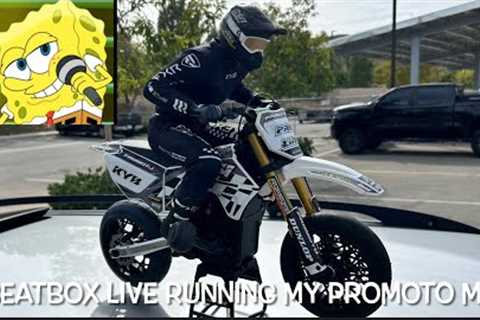 LOSI Promoto MX Street Testing 4S After Refreshing.I Destroyed It First Pull so Now Beatbox Time