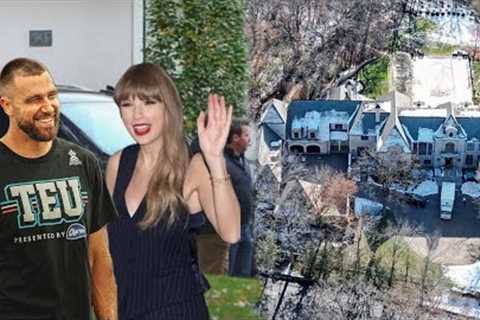 Taylor Swift moves in Travis Kelce''s private Kansas City mansion plan to spend quality time..